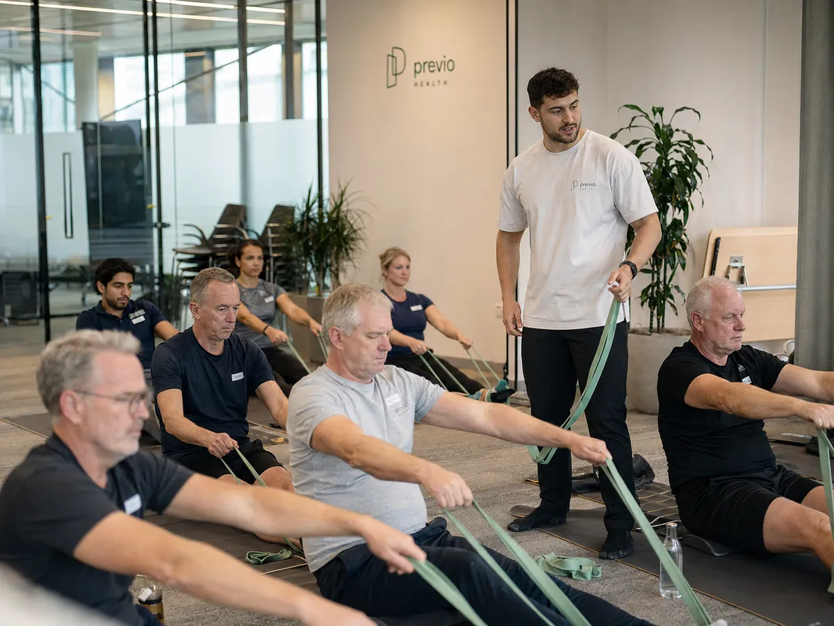 Previo Health Kurs mit Teilnehmenden